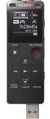 Sony dig. diktafon ICD-UX560,černý,4GB,USB,mSD - obrázek produktu
