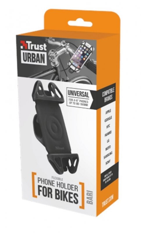 TRUST Bari Flexible Phone holder for bikes - black - obrázek produktu