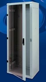 Stojanový rozvaděč 15U (š)600x(h)600, skleněné dveře - obrázek produktu