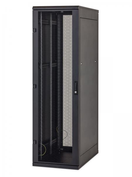 Stojanový rozvaděč 15U (š)600x(h)600 perforované dveře.,černý - obrázek produktu