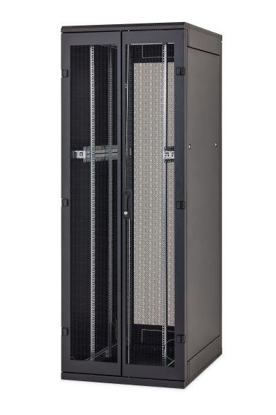 Stojanový rack 42U (š)600x(h)600 rozebír.plech.dv.jednokřídlé,šedý - obrázek produktu