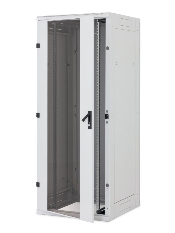 Stojan.rack RYA 47/ 800x1200 přední i zad.dverře perforace, rozebíratelný, šedý - obrázek produktu