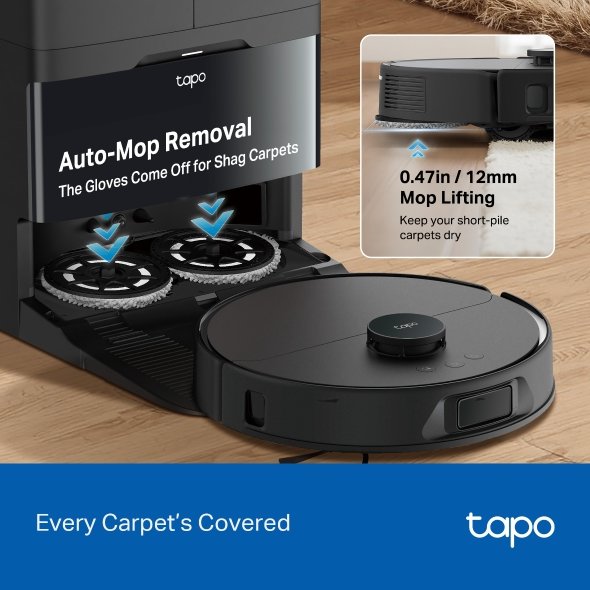 Tapo RV50 Omni Robot Vacuum&Mop All in OneDock - obrázek č. 10