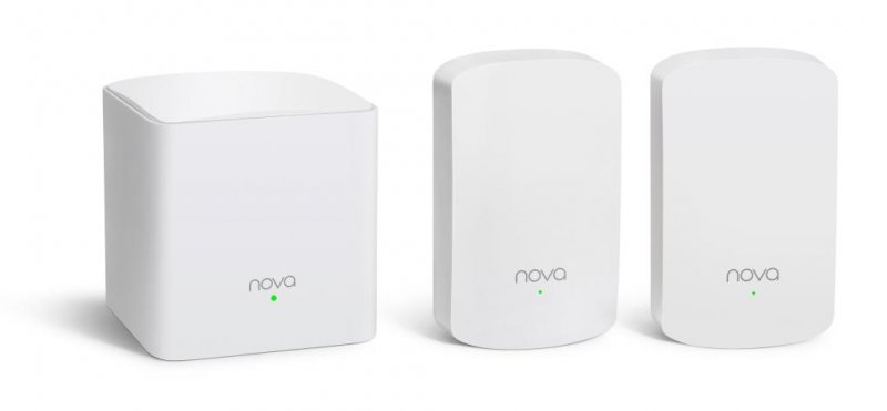 Tenda Nova MW5 (3-pack) WiFi AC1200 Mesh system Dual Band, 2x GLAN/ GWAN,ostatní 1x LAN,SMART CZ app - obrázek č. 1