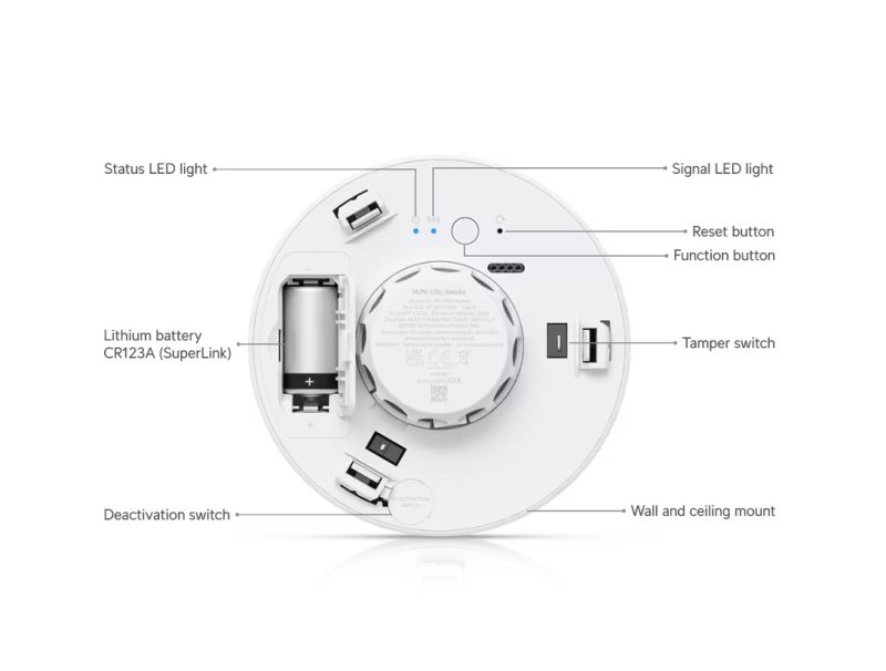 Ubiquiti USL-Smoke, UniFi Protect Smoke and CO Alarm - obrázek č. 13