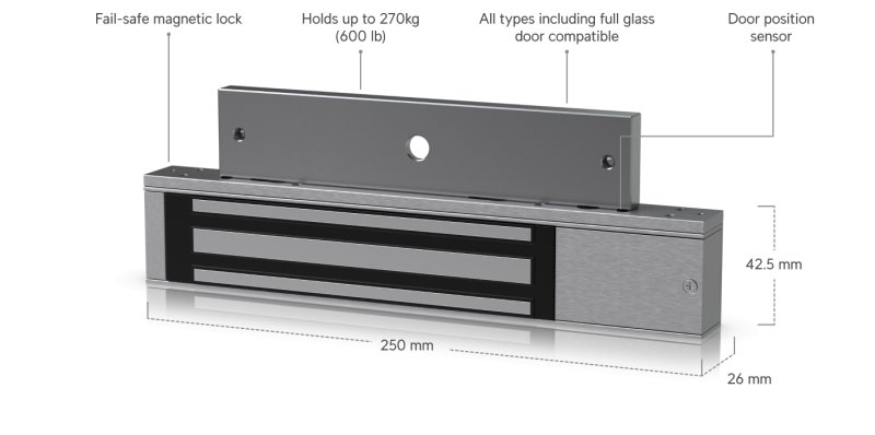 Ubiquiti UACC-Lock-Magnetic-270kg - obrázek č. 7