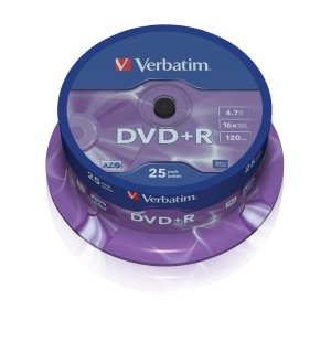 DVD+R Verbatim cakebox 25ks - obrázek produktu