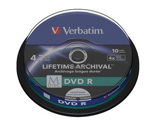 VERBATIM DVD R 4,7 GB (120min) M-Disc 4x Printable, 10-cake - obrázek produktu