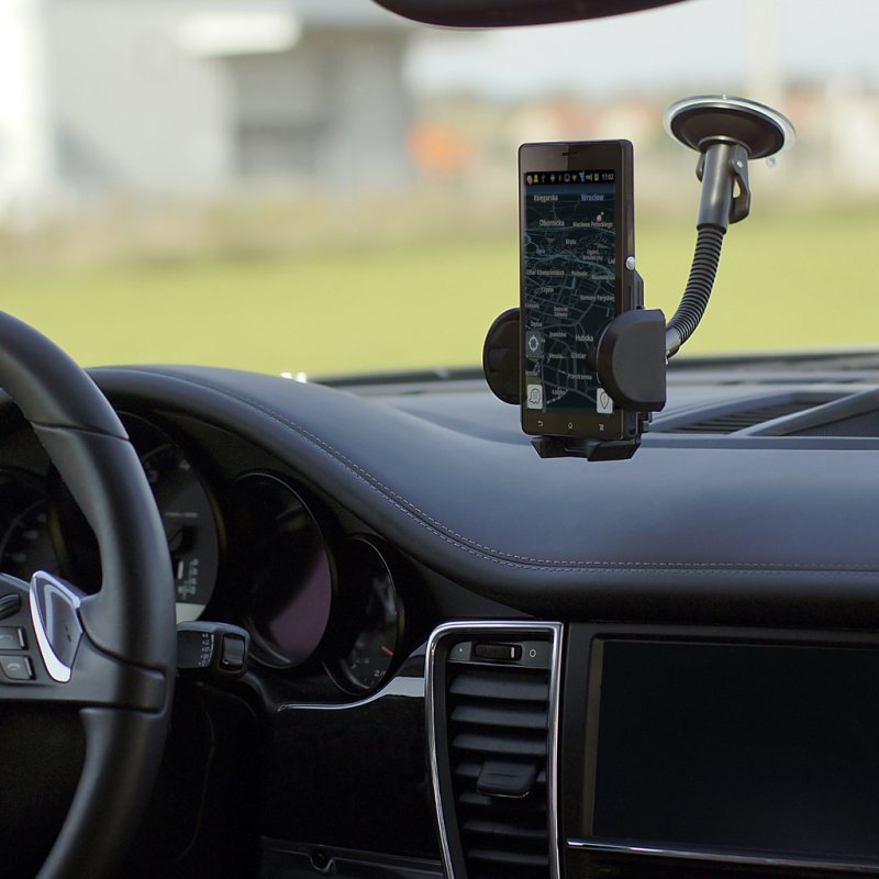 WE Univerzální držák do auta GSM/ GPS ohebný přísavka - obrázek č. 6