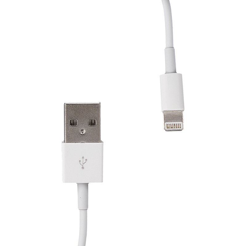 WE Datový kabel iPhone 5 30cm bílý - obrázek produktu