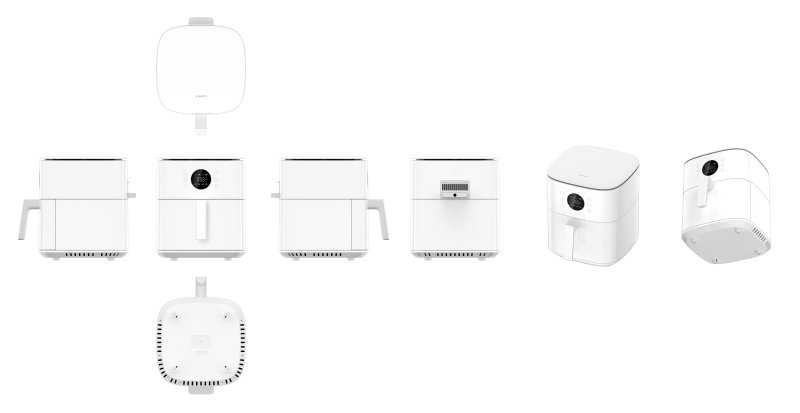 Xiaomi Air Fryer 6.5L White EU - obrázek č. 3
