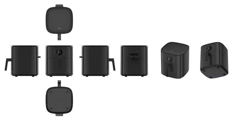 Xiaomi Air Fryer 6.5L Black EU - obrázek č. 8