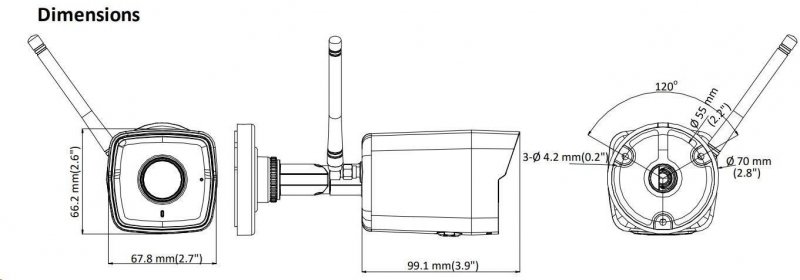  HIKVISION DS-2CV1021G0-IDW1 (2.8mm) - obrázek č. 1
