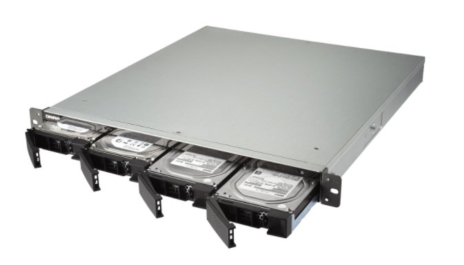 QNAP TS-453BU-RP-4G (2,3GHz /  4GB RAM /  4xSATA /  4x GbE /  1x PCIe /  1x HDMI /  4x USB 3.0 /  2x zdroj) - obrázek č. 1