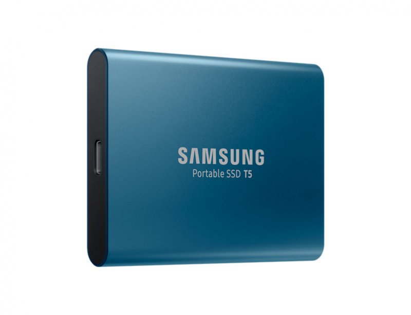 Samsung T5/ 500GB/ SSD/ Externí/ 2.5"/ Modrá/ 3R - obrázek č. 1