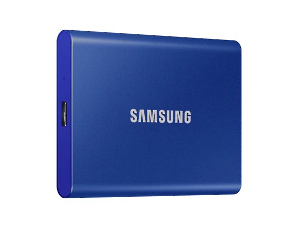 Samsung T7/ 1TB/ SSD/ Externí/ 2.5"/ Modrá/ 3R - obrázek produktu