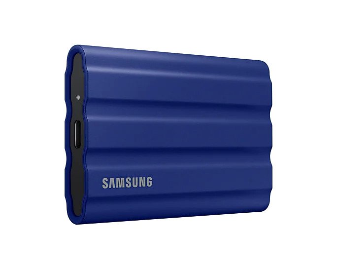 Samsung T7 Shield/ 1TB/ SSD/ Externí/ 2.5"/ Modrá/ 3R - obrázek produktu