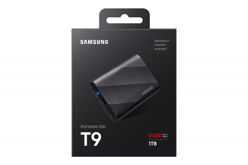 SSD 1TB Samsung externí T9, černá - obrázek č. 5