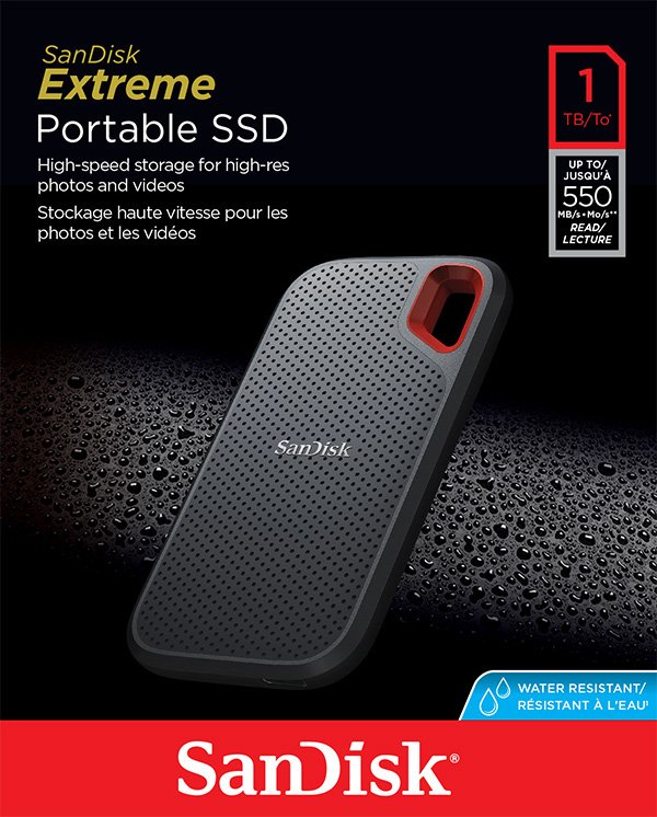 Ext. SSD SanDisk Extreme Portable SSD 1TB USB3.1 - obrázek č. 3