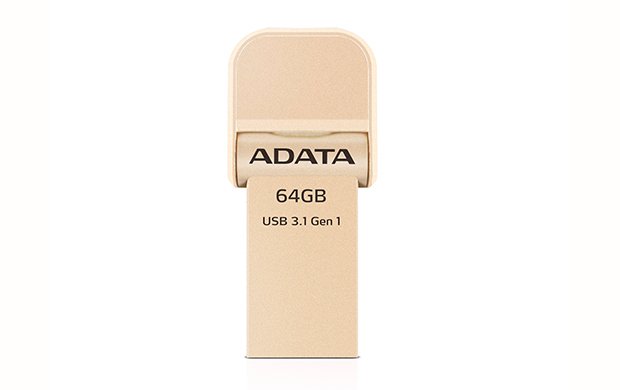 64GB ADATA lightning/ USB 3.1 i-Memory zlatá - obrázek produktu