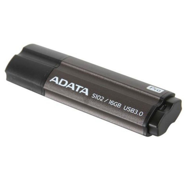 16GB USB 3.0 ADATA S102 Pro šedá (90/ 25MB/ s) - obrázek č. 1