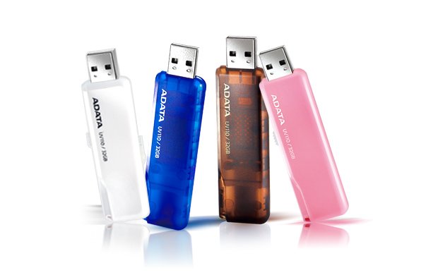 8GB USB ADATA UV110 bílá (vhodné na potisk) - obrázek č. 2