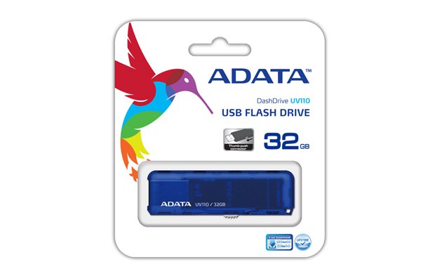 8GB USB ADATA UV110 modrá - obrázek č. 1