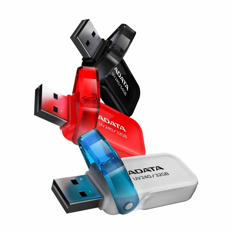 ADATA UV240/ 32GB/ USB 2.0/ USB-A/ Bílá - obrázek č. 1