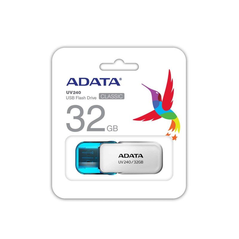 ADATA UV240/ 32GB/ USB 2.0/ USB-A/ Bílá - obrázek č. 3