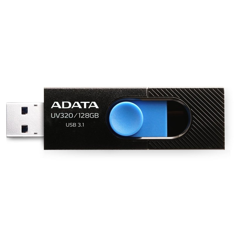 ADATA USB UV320 16GB black/ blue (USB 3.0) - obrázek produktu