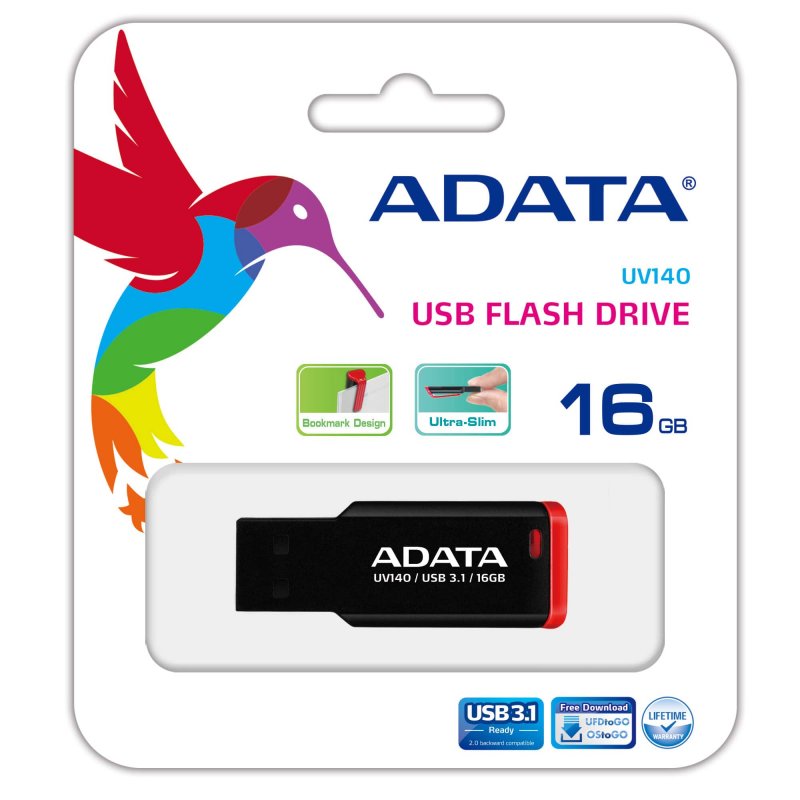 ADATA USB UV140 16GB USB 3.0 red - obrázek č. 4