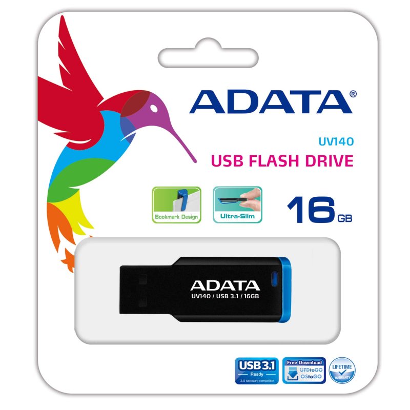 ADATA USB UV140 16GB USB 3.0 blue - obrázek č. 4