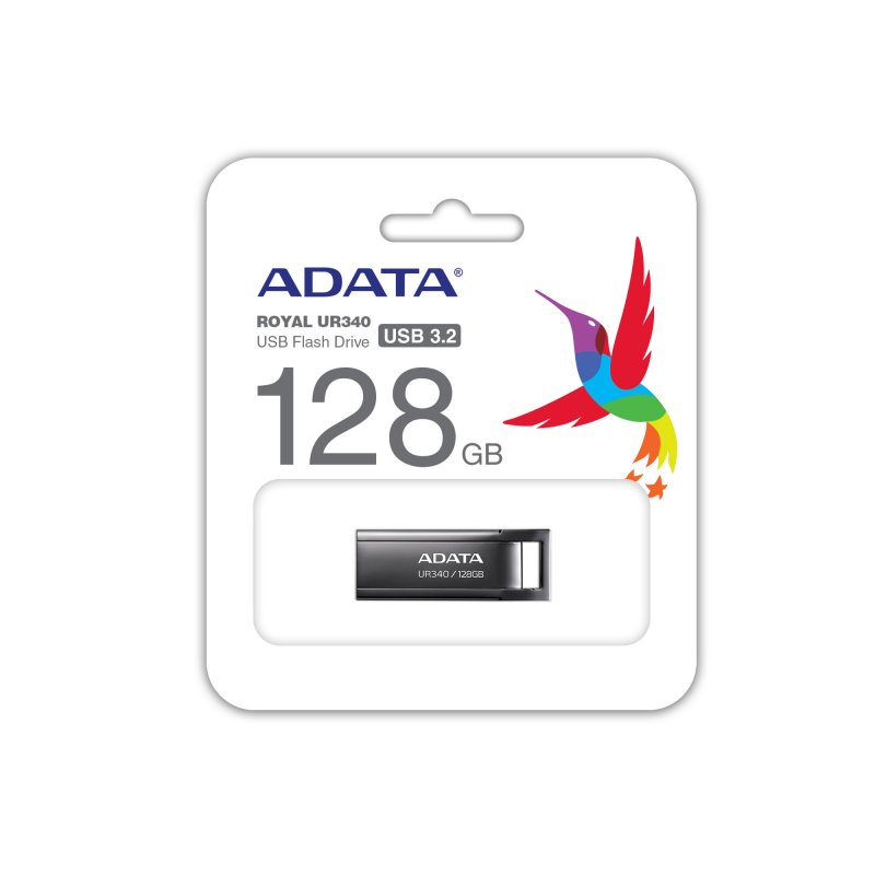 ADATA UR340/ 128GB/ 100MBps/ USB 3.2/ USB-A/ Černá - obrázek č. 2