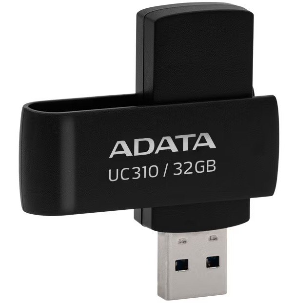 ADATA UC310/ 32GB/ USB 3.2/ USB-A/ Černá - obrázek produktu