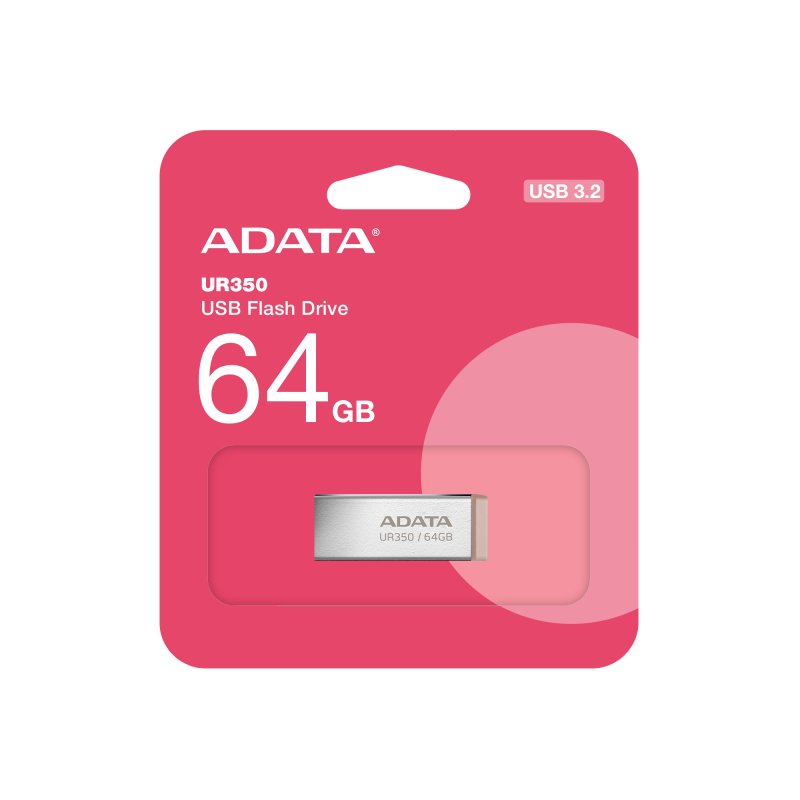 ADATA UR350/ 64GB/ USB 3.2/ USB-A/ Hnědá - obrázek č. 2