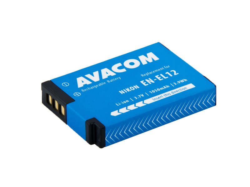 Baterie AVACOM Nikon EN-EL12 Li-ion 3.7V 1050mAh - obrázek produktu