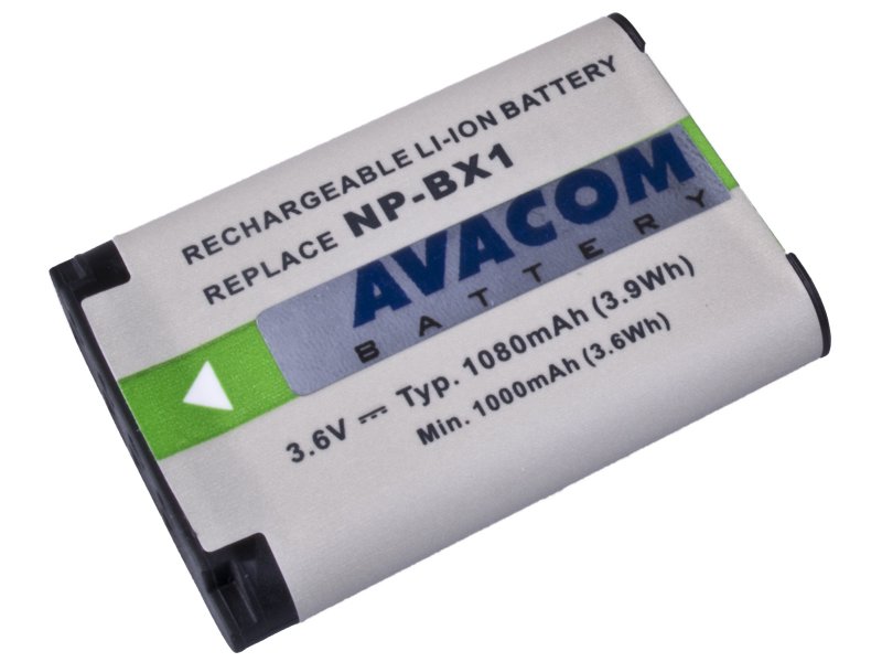 Baterie AVACOM Sony NP-BX1 Li-ion 3.6V 1080mAh - obrázek produktu