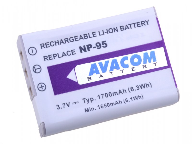Baterie AVACOM Fujifilm NP-95 Li-Ion 3.7V 1700mAh - obrázek č. 3