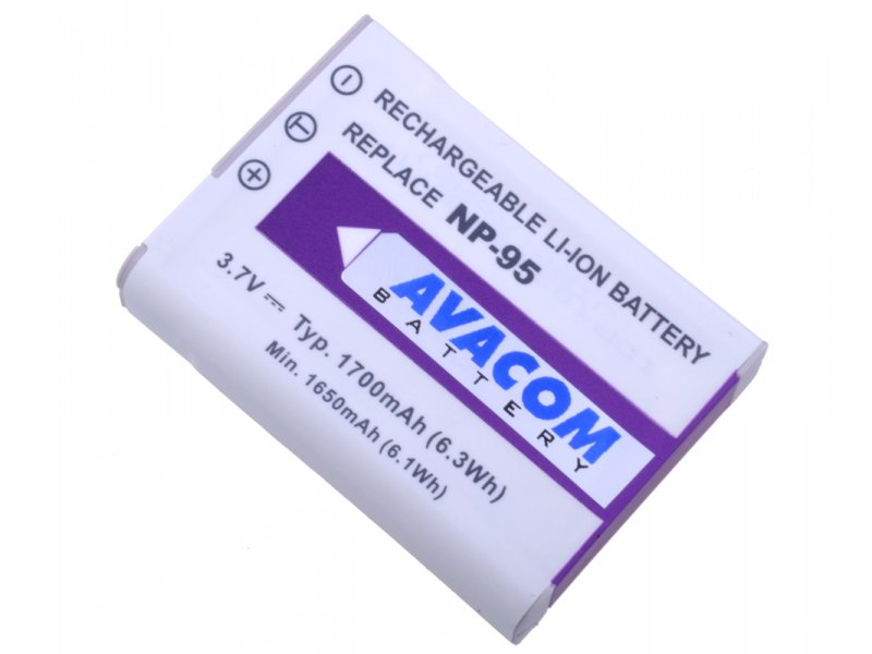 Baterie AVACOM Fujifilm NP-95 Li-Ion 3.7V 1700mAh - obrázek č. 2