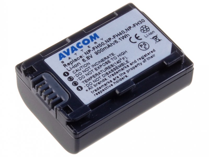 Baterie AVACOM Sony NP-FH50 Li-ion 6.8V 750mAh - obrázek č. 2