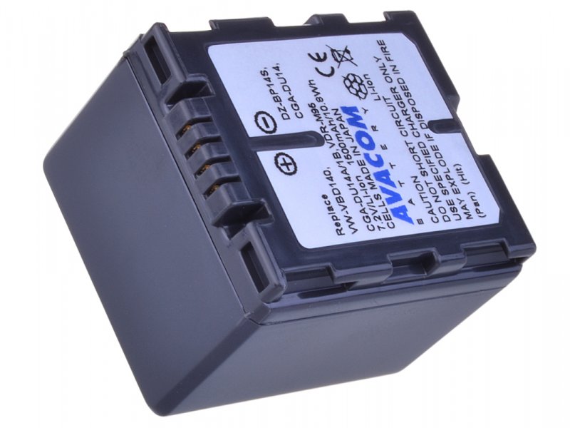 Baterie AVACOM Panasonic CGA-DU14 Li-ion 7.2V 1500 - obrázek č. 1