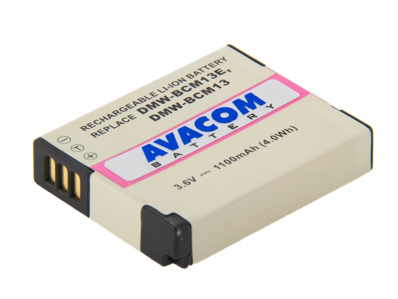 Baterie AVACOM Panasonic DMW-BCM13, BCM13E Li-Ion 3.6V 1100mAh 4Wh - obrázek produktu