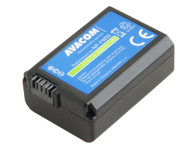 Baterie AVACOM pro Sony NP-FW50 Li-Ion 7.2V 1030mAh 7.6Wh - obrázek produktu