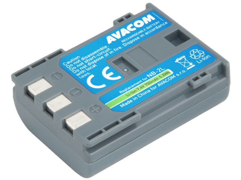 Baterie AVACOM pro Canon NB-2LH Li-Ion 7.4V 700mAh 5.2Wh - obrázek produktu