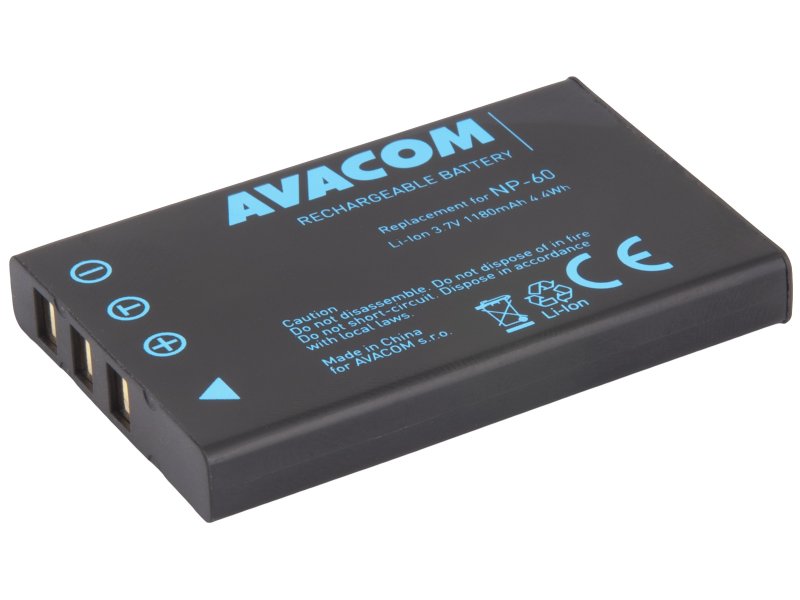 AVACOM baterie pro Fujifilm NP-60 Li-Ion 3.7V 1180mAh 4.4Wh - obrázek produktu
