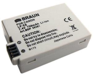 Braun akumulátor CANON LP-E8, 950mAh - obrázek produktu
