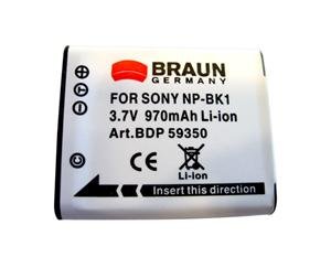 Braun akumulátor SONY NP-BK1, 970mAh - obrázek produktu