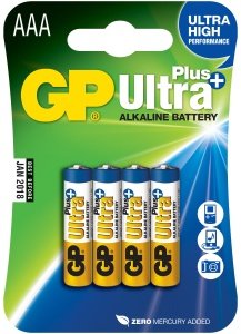 GP Ultra Plus 4x AAA - obrázek produktu