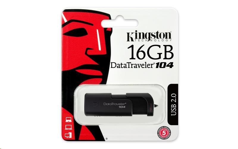 16GB Kingston USB 2.0 DataTraveler 104 - obrázek č. 1