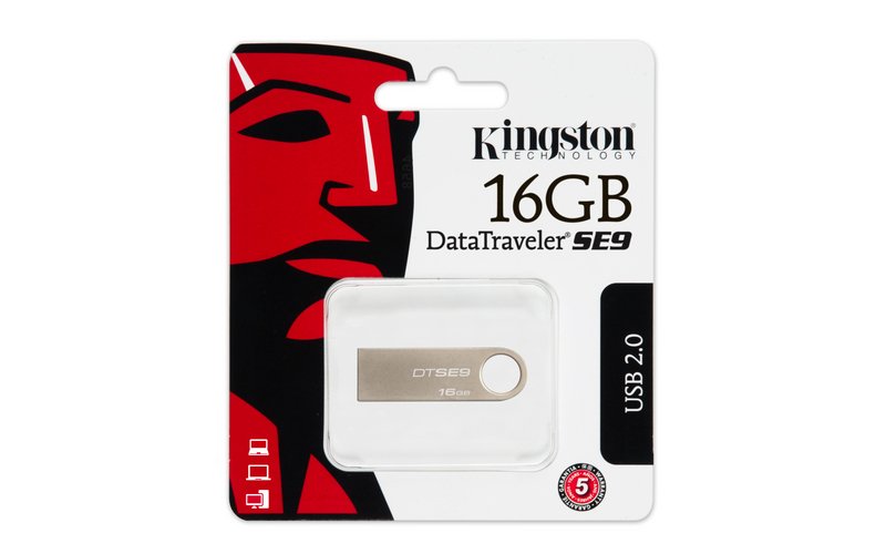 16GB Kingston USB 2.0 DataTraveler SE9 - obrázek č. 4
